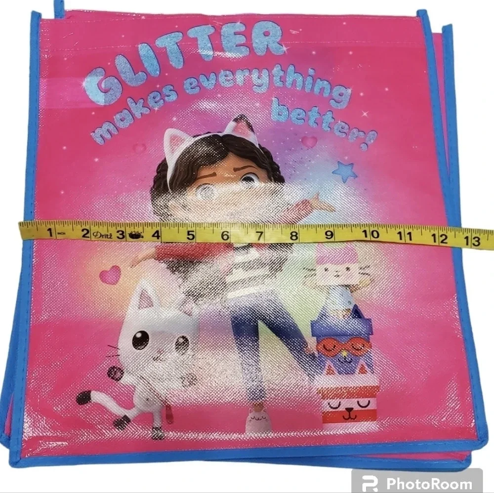 Netflix Gabby's Dollhouse Play Tote Bag Reusable Kids Girls